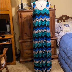 Chevron Print Dress #1